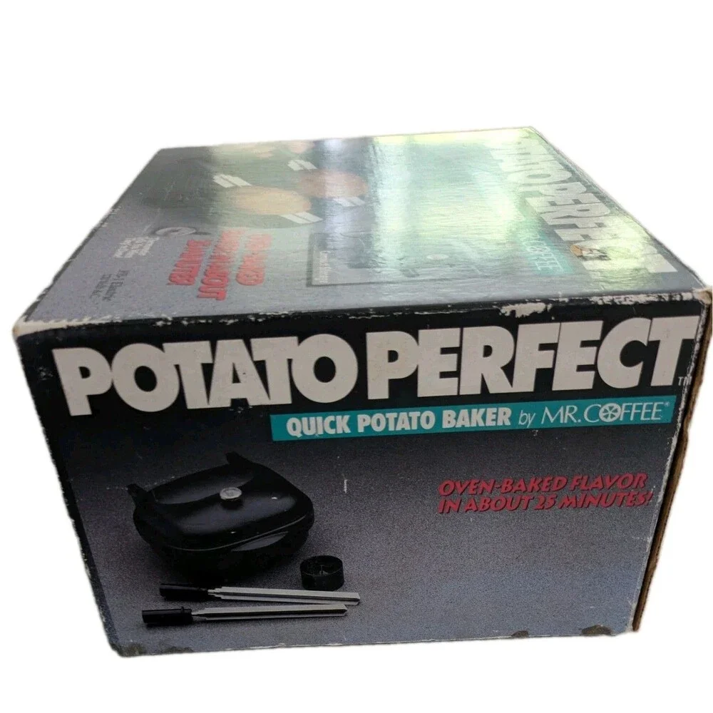 Vintage Mr. Coffee Potato Perfect Quick Potato Baker PB-1 Electric Open Box